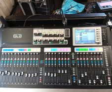 Allen & Heath GLD 112 mixing desk and stagebox Festival ready