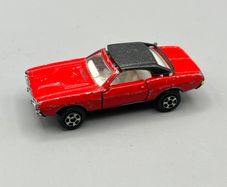 Vintage Playart Dodge Challenger - RED - Opening Doors - 1970s Muscle Car