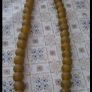 jewellery chain and Beads African Gold Recycled Glass Image 2