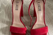 red high heels