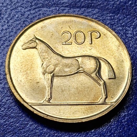 Ireland 2000 Stunning 20p Coin  Uncirculated Lustrous!