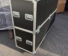 Pro TV Adjustable size Flight Case 65" to 86" Video Display Screen Case