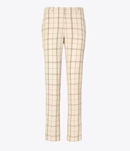 Tory Burch windowpane check Tailored Trousers