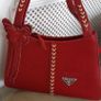 Stunning Red Bag with Butterfly Charm Image 2