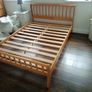 wooden bed 4ft.6 great condition Image 3