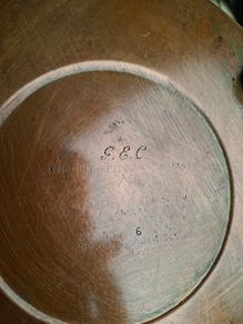Vintage antique 1871 Copper Kettle