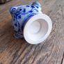 Antique 1880s Westerwald salt glazed German pottery, vase, no damage, post 15e Image 6