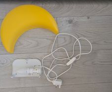 IKEA wall lamp, moon yellow