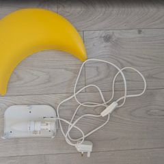 IKEA wall lamp, moon yellow