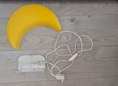 IKEA wall lamp, moon yellow