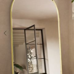 FREE Tall Gold Arched Mirror