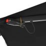 Cantilever Umbrella with LED Lights Black 350 cm Image 5