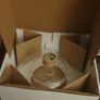 Clear glass cake stand Image 2