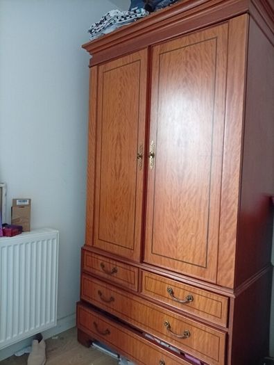 Large solid wardrobe