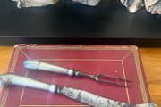 Georgian Irish Silver Handled Knife &amp; Fork