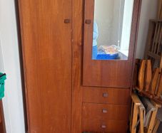 Mid-Century solid wood Wardrobe