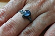Sterling Silver Ring - Size T - Stamped for Silver (S19)