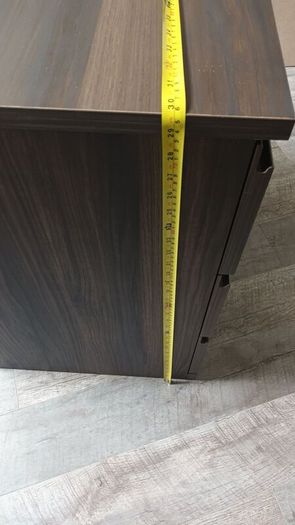 Quality 3 Drawer Wallnut Coloured Unit