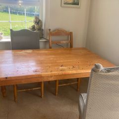 free table and 4 chairs