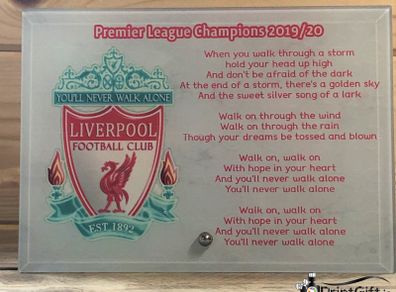 Liverpool FC Glass Photo