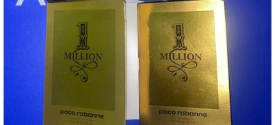 One million paco rabanne men's perfumes miniature set brand new