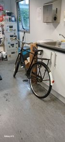 vintage triumph bycicle