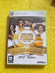 World Series of Poker Tourment of Champions 2007  Xbox 360 Games Original