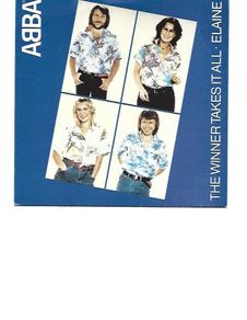 Abba The Winner Takes It All Uk Pressing Single 1980 Picture Sleeve