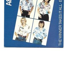 Abba The Winner Takes It All Uk Pressing Single 1980 Picture Sleeve