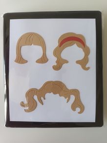 Sizzix Cutting Die - Girl Hair - Dress Ups