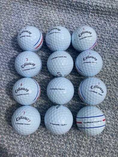 1Dozen Callaway Chrome Tour Balls
