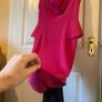Hunters & Gatherers pink cowl neck peplum dress Image 6