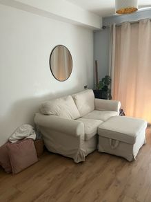 Ektorp 2 Seater and Footstool