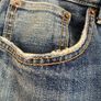 Zara Mid-Waist Straight-Leg Jeans in a gorgeous washed blue denim.  Size 42 UK 14 Image 7