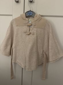 poncho baby girl size 1-2 years 92cm