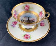 Vintage Souvenir Demitasse Cup and Saucer