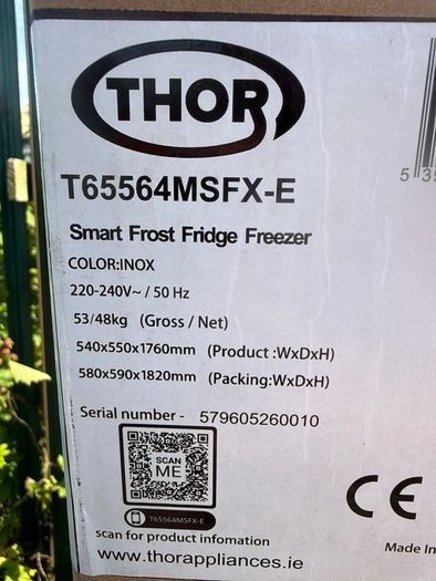 Fridge thor 260 L