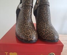 Kate Appleby Leopard Print Boots - New