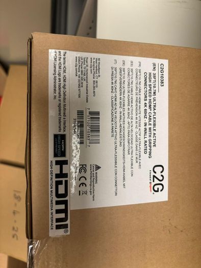 C2G Active HDMI Cable 10.7m (35ft)  4K 60Hz - Brand New