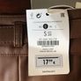 Bershka Mini Skirt in brown faux leather size small - New with tags Image 3