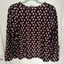 [clothes for adults] Cute long sleeved blouse with birds / robins, size M/10 Image 2