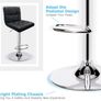 Leader Accessories Bar Stools (2/Set) Adjustable Bar Chairs Breakfast Dining Stools for Kitchen Island Counter PU Leather Double Stitching Square Back with decoration (FREE POSTAGE) Image 3