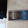 The Bistro Bleu Metal & Glass Tealight- Pack of 3. B.N.W.T. In Original  Box Image 2