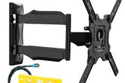 Ultra Slim Tilt Swivel TV Wall Bracket Mount  For 24-55 Inch LED LCD Plasma &amp; Curved Screens