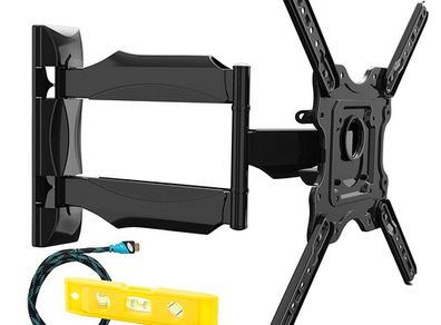 Ultra Slim Tilt Swivel TV Wall Bracket Mount  For 24-55 Inch LED LCD Plasma & Curved Screens