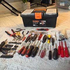 tool box + tools