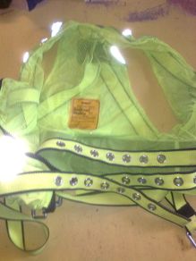 High Vis Vest Safety Harness Size L-XL