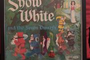 Vintage Snow White and the Seven Dwarves framed vinyl cover