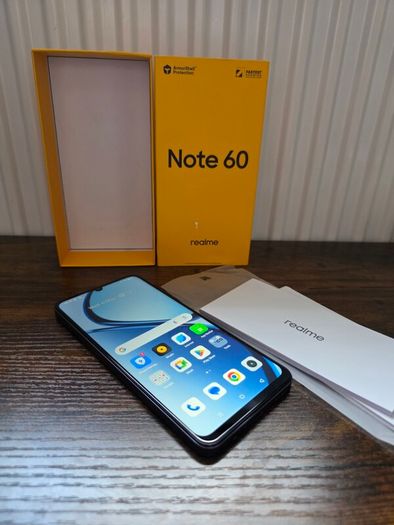 realme Note 60 Dual SIM 4G Smartphone, 128GB Unlocked.