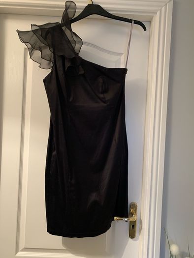 Red Herring black one shoulder Dress